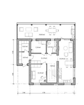 Дом 193м², 2-этажный, участок 6 сот.