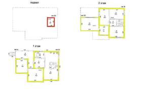 Дом 166м², 3-этажный, участок 5 сот.  