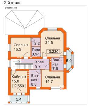 Дом 280м², 2-этажный, участок 10 сот.  