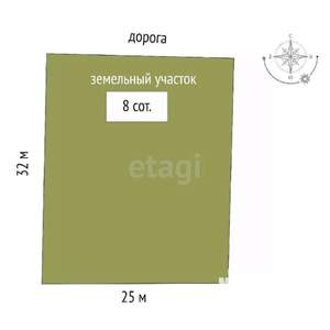 Дом 400м², 2-этажный, участок 8 сот.  