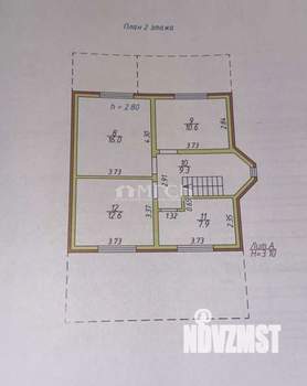 Дача 114м², 2-этажный, участок 4 сот.  