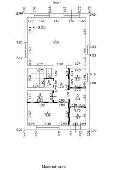 Дом 140м², 2-этажный, участок 4 сот.  