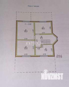 Дом 114м², 2-этажный, участок 4 сот.  