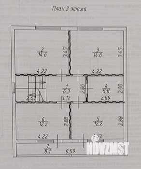 Коттедж 176м², 2-этажный, участок 13 сот.  