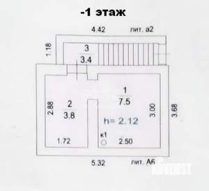 Дом 244м², 3-этажный, участок 14 сот.  