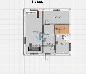 Дом 143м², 2-этажный, участок 5 сот.  