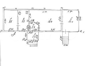 Дом 40м², 1-этажный, участок 4 сот.  