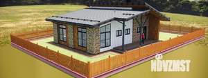 Дом 120м², 1-этажный, участок 6 сот.  