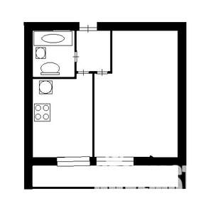 1-к квартира, на длительный срок, 40м2, 13/15 этаж