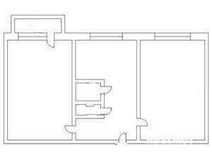 2-к квартира, на длительный срок, 45м2, 2/5 этаж