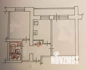 2-к квартира, на длительный срок, 50м2, 4/10 этаж