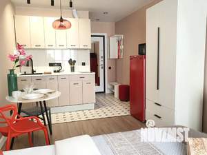 1-к квартира, посуточно, 22м2, 9/22 этаж