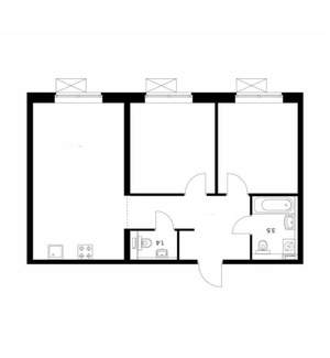 3-к квартира, на длительный срок, 57м2, 19/25 этаж