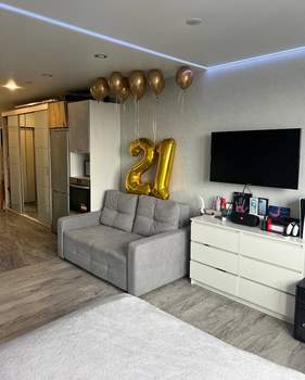 Студия квартира, на длительный срок, 31м2, 8/25 этаж