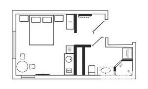 Студия квартира, посуточно, 24м2, 14/25 этаж