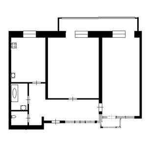 2-к квартира, на длительный срок, 62м2, 3/17 этаж
