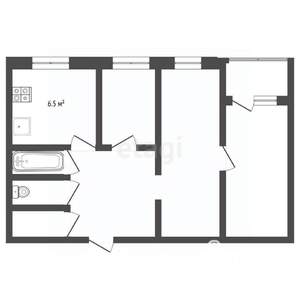 3-к квартира, на длительный срок, 53м2, 1/9 этаж