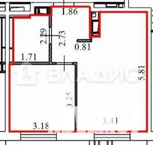 1-к квартира, на длительный срок, 37м2, 8/18 этаж