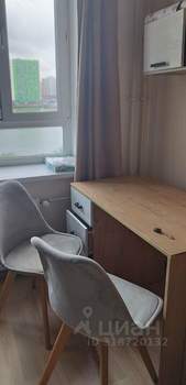 Студия квартира, на длительный срок, 32м2, 4/17 этаж