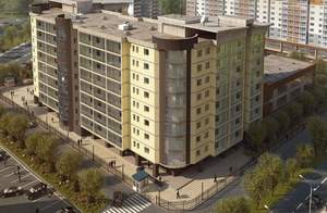 Студия квартира, на длительный срок, 45м2, 9/9 этаж