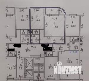 1-к квартира, на длительный срок, 48м2, 5/17 этаж