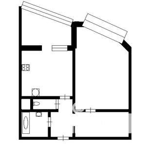 1-к квартира, на длительный срок, 45м2, 9/25 этаж