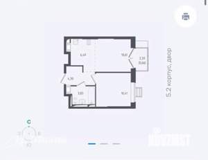 2-к квартира, на длительный срок, 35м2, 10/17 этаж