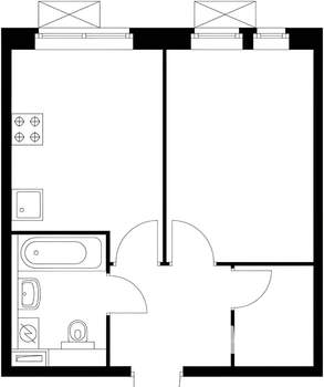 1-к квартира, на длительный срок, 33м2, 18/21 этаж
