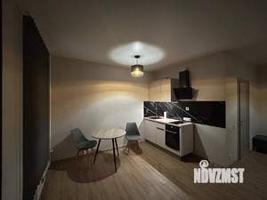 Студия квартира, на длительный срок, 26м2, 7/17 этаж