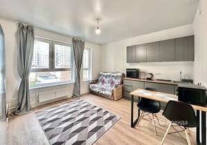 Студия квартира, на длительный срок, 26м2, 4/17 этаж