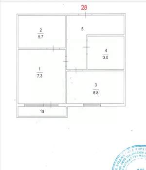 1-к квартира, на длительный срок, 31м2, 6/9 этаж