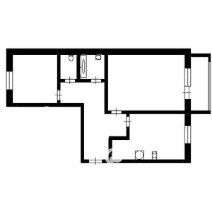 2-к квартира, на длительный срок, 58м2, 4/5 этаж