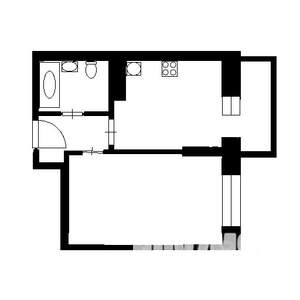 1-к квартира, на длительный срок, 35м2, 11/17 этаж