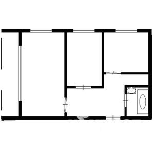 2-к квартира, на длительный срок, 52м2, 3/5 этаж