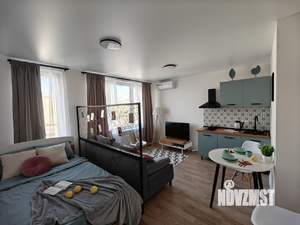 Студия квартира, на длительный срок, 28м2, 23/25 этаж