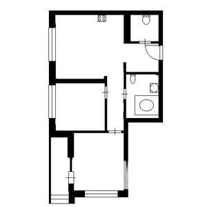 2-к квартира, на длительный срок, 44м2, 3/9 этаж