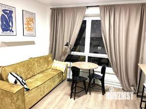 Студия квартира, на длительный срок, 22м2, 4/25 этаж