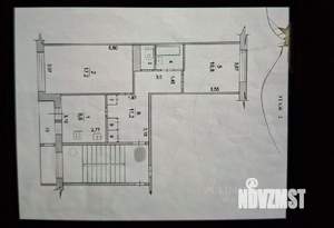 2-к квартира, вторичка, 53м2, 2/5 этаж