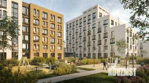 2-к квартира, строящийся дом, 60м2, 2/7 этаж