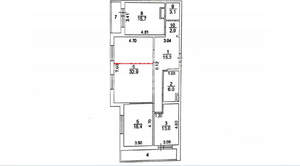 3-к квартира, вторичка, 105м2, 4/27 этаж