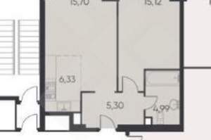 2-к квартира, вторичка, 48м2, 11/41 этаж