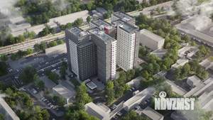 1-к квартира, строящийся дом, 32м2, 6/21 этаж