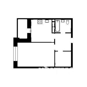 1-к квартира, вторичка, 41м2, 4/17 этаж