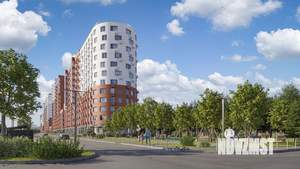 2-к квартира, строящийся дом, 45м2, 13/17 этаж