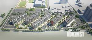 1-к квартира, строящийся дом, 37м2, 2/8 этаж