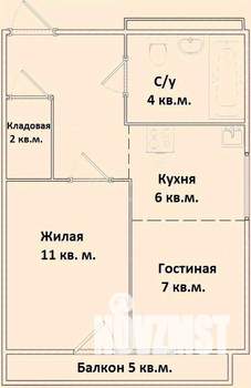 1-к квартира, вторичка, 36м2, 3/4 этаж