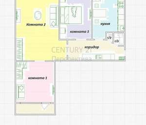 3-к квартира, вторичка, 56м2, 3/9 этаж