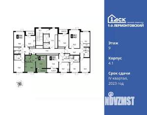 1-к квартира, вторичка, 34м2, 9/22 этаж