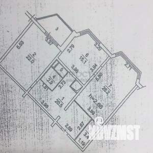 2-к квартира, вторичка, 92м2, 3/23 этаж