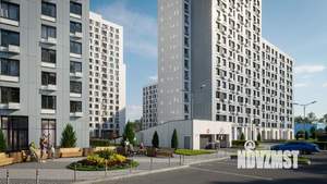 1-к квартира, строящийся дом, 35м2, 15/25 этаж